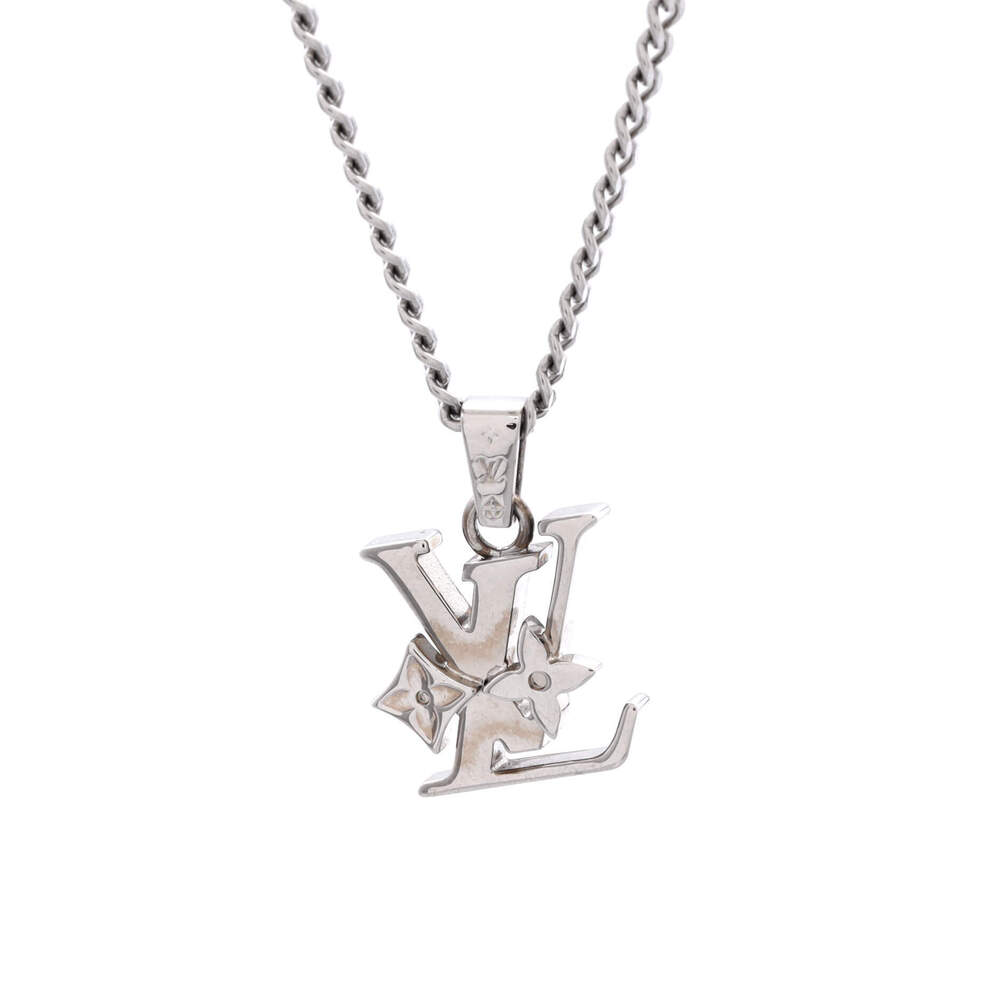 Louis Vuitton Monogram Row Pendant Necklace